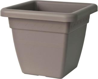 Euro3Plast 170-4G9 Kübel KREA 35cm taupe quadratisch, taupe (1 Stück)