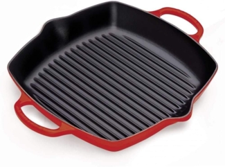 Le Creuset 'Signature' Grillpfanne, Gusseisen kirschrot, 30 cm