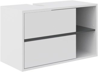 Vicco 'Viola' Wachtischunterschrank, hängend, Spanplatte, 100 x 60 x 45,5 cm, Weiß