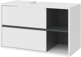 Vicco 'Viola' Wachtischunterschrank, hängend, Spanplatte, 100 x 60 x 45,5 cm, Weiß