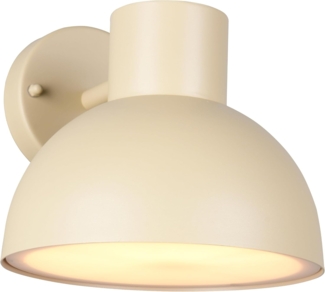 Retro Style Downlight Außenwandleuchte ELBE Beige, Ø 20cm