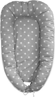 Puckdaddy 'Linnea' Babynest 80x50 cm, grau