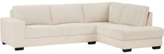 Vente-unique - Ecksofa - Ecke links - Cordvelours - Beige - MESETA