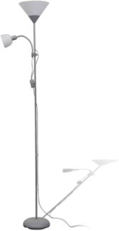 vidaXL Stehlampe Grau 242732