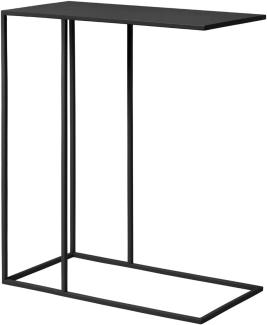 Blomus Beistelltisch FERA black, Tisch, Stahl pulverbeschichtet, schwarz, 50x25 cm, 66011