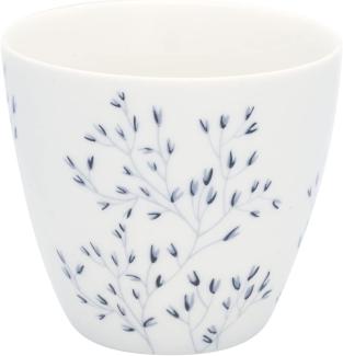 Greengate Latte Cup Ofelia White Tasse Steingut Weiß