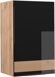 Vicco Küchenschränke Schwarz Eiche hochglanz 45 cm, Fame-Line