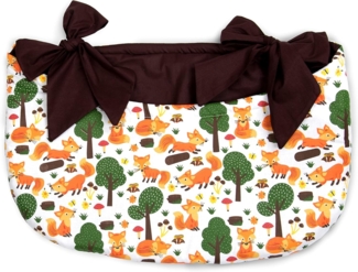 Amilian Betttasche zum Einhängen; Spielzeugtasche; Babybetttasche; Windelntasche; Spielzeughalter; Aufbewahrungstasche; Babybett Organizer für Kiderbett, Laufgitter, Kinderzimmer, Babybett; Design116