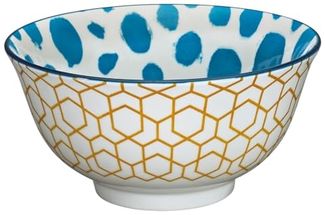 Cilio Schale AMICI Bowl Waben 18 cm, Porzellan, (Bowls)