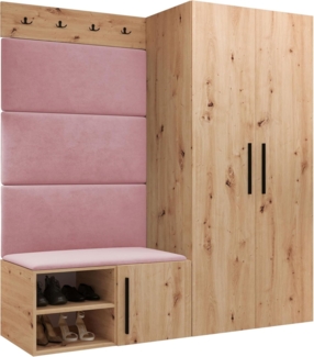 Garderoben-Set Mapreni I (Farbe: Artisan Eiche, Manila 09)