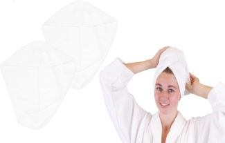 Betz Turban-Handtuch mit Knopf BERLIN Kopfhandtuch Haarturban, (2-St), mit Knopfverschluss