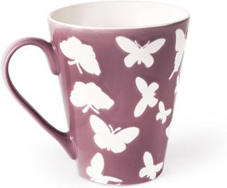 Excelsa Enjoy Mug, Porzellan, Grün, 10 x 10 x 8. 5 cm 10 x 10 x 8. 5 cm violett