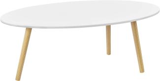 Couchtisch Viborg 109,5 x 59,5 x 39,5 cm Weiß en. casa