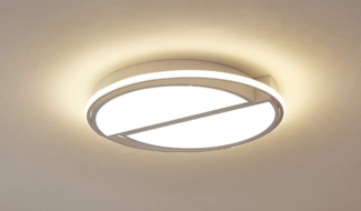 Eurotondisplay LED Deckenleuchte LED Deckenlampe Fernbedienung dimmbar Farbton einstellbar Top Angebot, LED fest integriert, Warm- bis Kaltweiß, Lichtfarbe und Helligkeit einstellbar mit Wandschalter