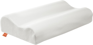 sleepling Nackenstützkissen orthopädisch, Nackenstützkissen, Seitenschläferkissen, Bezug: 59 % Polyester / 41 % Baumwolle, Seitenschläfer, höheneinstellbares Memory Foam Kopfkissen, Antischnarchkissen