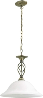 Rabalux Beckworth Pendelleuchte 1x E27 bronze, weißer Alabaster