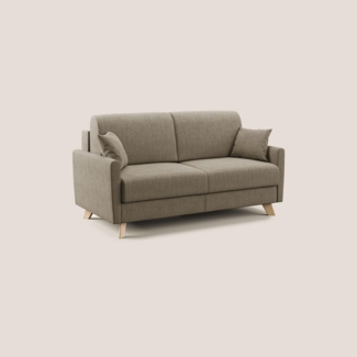 Divani. Store Edgar Schlafsofa, Stoff, braun, 160 cm (Mat. 120x197)