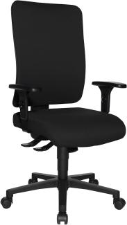 Topstar Open X (P) ergonomischer Bürostuhl, Schreibtischstuhl, Stoffbezug, schwarz