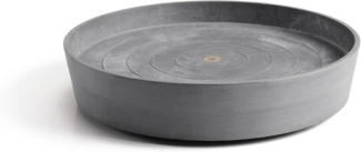ECOPOTS Blumentopfuntersetzer SAUCER WHEELS Grey, BxTxH: 41,5x41,5x9 cm