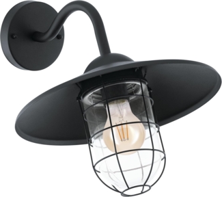 Eglo 94792 Aussenleuchte Wandleuchte 1-flammig E27 SCHWARZ MELGOA