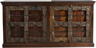 ALMIRAH Sideboard Recyceltes Altholz Braun