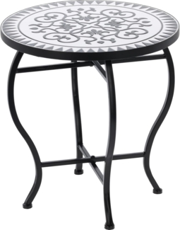 Well Home Bistrotisch, Mosaik-Design, Ø38x40 cm