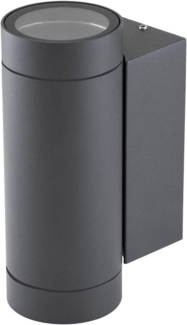 EVN Lichttechnik Wandanbauleuchte 2flg. anth IP54 GU10 220-240V 637216N