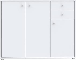 'Tempra 2' Kommode, B/H/T ca. 108,8/85,5/34,8 cm, Weiß