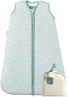 molis&co - Baby Schlafsack ärmellos - Ideal für Frühling und Herbst - Babyschlafsack 1 tog ohne Ärmel - Leicht gepolstert - 100% Baumwolle (Oeko-TEX 100), Premium Qualität - INES II (70 cm)