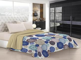 Fantasy Doubleface Sommersteppdecke, 220x270 cm, Murrine, Microfiber, Kelin Doppel