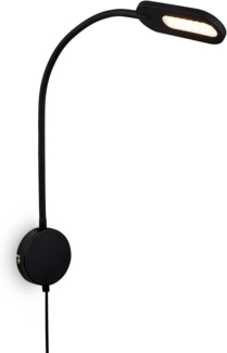 BRILONER LED-Wandleuchte 2177015 schwarz, 6W, 650lm, 3000K