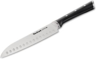 Tefal 'Ingenio Ice Force' Santokumesser, Edelstahl schwarz, 20 cm