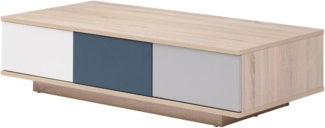 Vente-unique - Couchtisch mit 3 Schubladen & 1 Ablagefach - Mehrfarbig - FILUTIA