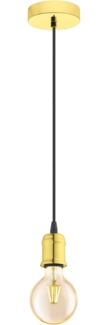 Eglo 32538 Pendelleuchte 1 flammig E27 MESSING SCHWARZ YORTH