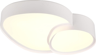 LED Deckenleuchte RISE mit Fernbedienung dimmbar Weiß, Breite 43,5cm