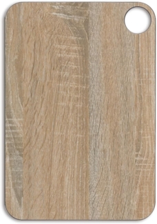 Arcos Schneidebrett Holzfaser 33x23 cm Holzmuster
