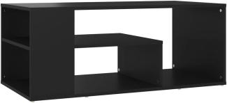 vidaXL Couchtisch Schwarz 100x50x40 cm Holzwerkstoff 806922