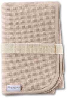 Hofbrucker® Windeltasche mit Wickelunterlage für unterwegs, faltbare Wickelclutch mit Organizer für Windeln & Feuchttücher, Abwischbar, Must Have für die Baby Erstausstattung (Taupe)
