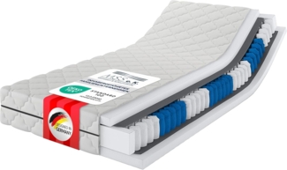 MSS 7 Zonen TTFK-Matratze MedicPlus 180x200x21 cm H2