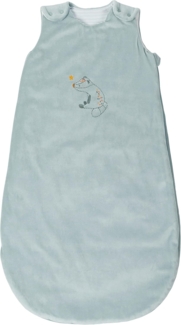 Nattou Babyschlafsack für Herbst und Winter, Aus Baumwolle und Polyester, Dachs Felix, TOG 2,5, Ca. 90 cm, 6-24 Monate, Felix und Leo, Hellblau