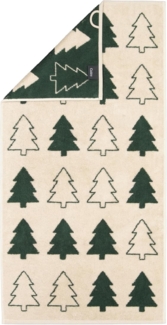 Cawö Handtücher Christmas Edition Tannenbäume 794, 100% Baumwolle