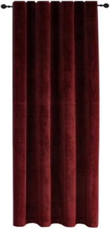 Haus und Deko Gardine Verdunkelungsvorhang Samt weich Vorhang Kräuselband blickdicht Gardine, Kräuselband (1 St), Polyester