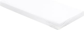 Irisette Kuschel-Jersey Spannbetttuch Vesuv 0012 weiss 150x200 cm 12-81 weiss