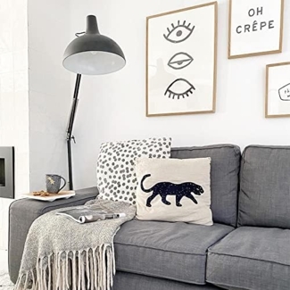 Qazqa Stehlampe Hobby fl, ohne Leuchtmittel, E27, Schwarz, Retro, Stahl, 1-flammig