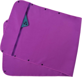 Brielle Sporthandtuch Brielle Fitnesshandtuch rutschfest - Magnet und Reißverschlusstaschen, (1-St), Handtuch aus Mikrofaser, kompakt und schnell trocknend
