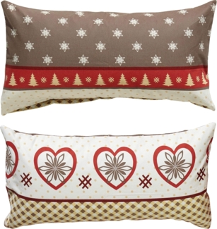 Erwin Müller Kissenbezüge Kissenbezug, (1 Stück), Flanell Punkte