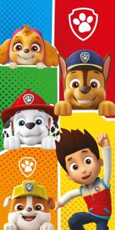 Handtuch Paw Patrol mit Skye und Freunde Badetuch 70x140 cm 100 % Baumwolle