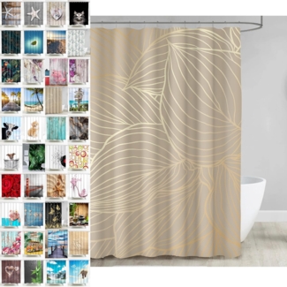 Sanilo Duschvorhang Hosta 180 x 200 cm, 100% wasserdicht, Anti-Schimmel-Effekt, hochwertige Qualität