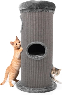 Canadian Cat Company Kratzbaum Kratzturm Olivia, 40 x 40 x 100 cm, Katzenhaus, Kratztonne