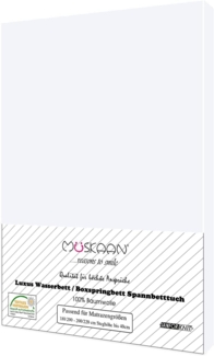 Müskaan Spannbettlaken Spannbettlaken für Wasserbett/Boxspringbett-Matratzen, jersey 100% Baumwolle, Gummizug: ja, (1 Stück), JERSEY